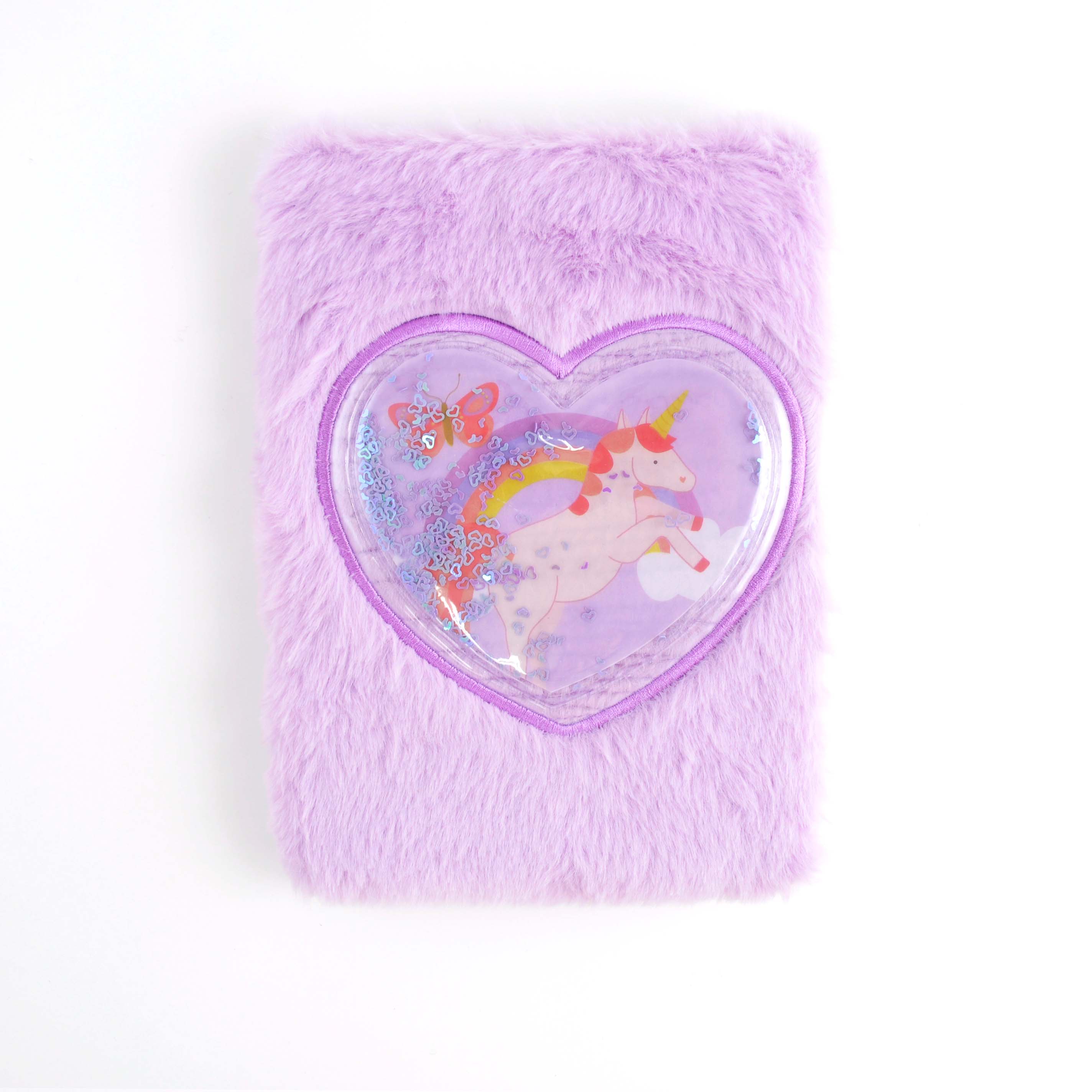 Kaiser Creative Club - Kids Fluffy Notebook - UNICORN LOVE